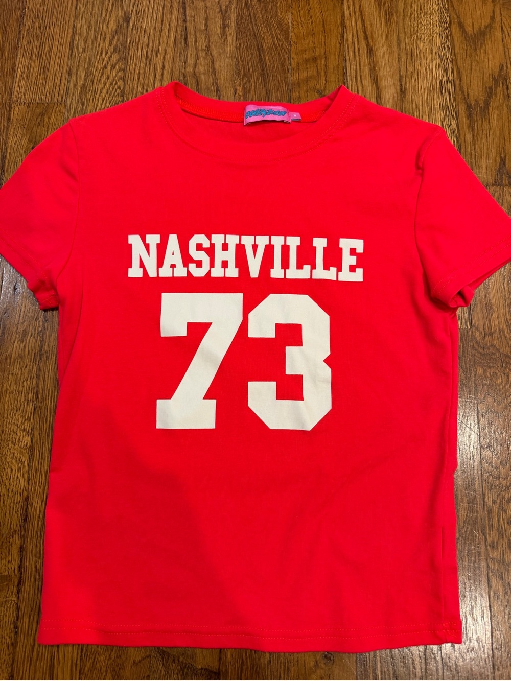 Edikted  Red 'Nashville 73' Graphic Tee